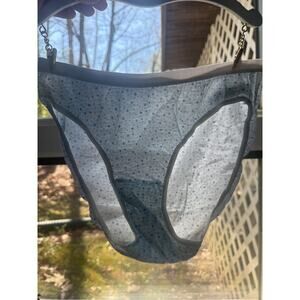 Vintage 90s Ashley Taylor Intimates Size 5 100% Cotton Panties Polkadot